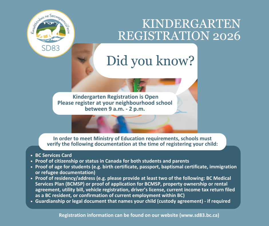 Kindergarten Registration is Open (Websites)