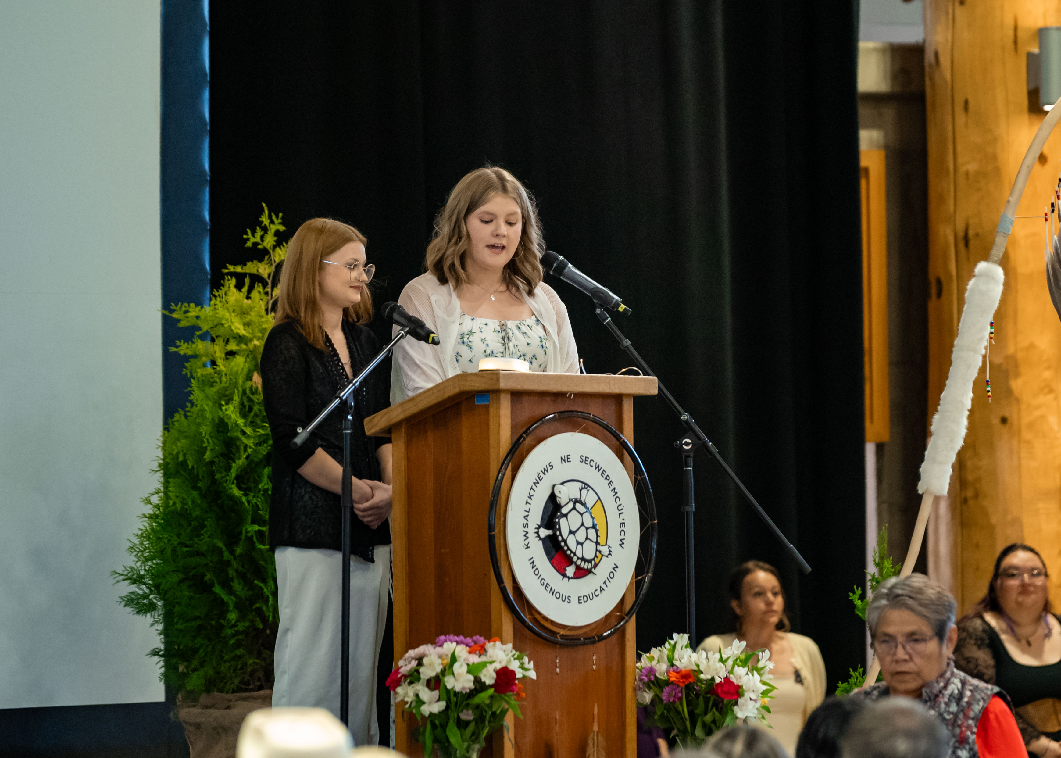 Valedictorian ALF Mya Cunningham Faith Florell 2
