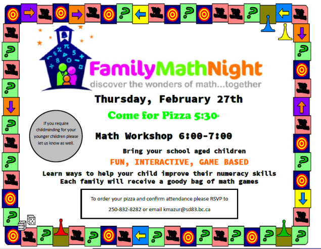 math pizza night